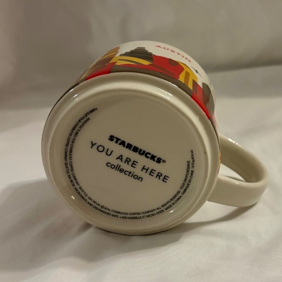 Starbucks Coffee You Are Here Austin Cup Mug 14 oz YAH Collectible - Picture 4 of 5